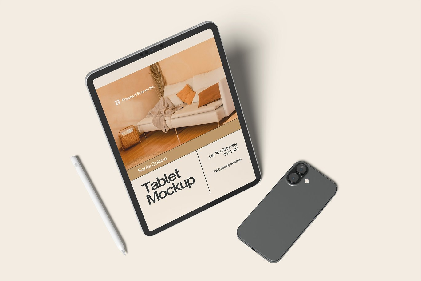 图片[2]-iPad Pro and iPhone 16 Mockup（729642）-技能树